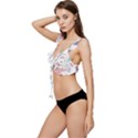 Unicorn Diamond Rainbow Shooting Star Low Cut Ruffle Edge Bikini Top View2