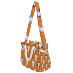 Cute Penguin Funny Pattern Rope Handles Shoulder Strap Bag by Grandong