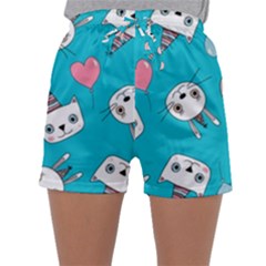 Cat Bunny Sleepwear Shorts by Grandong