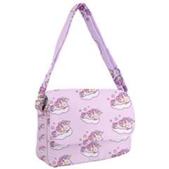 Unicorn Clouds Colorful Cute Pattern Sleepy Courier Bag by Grandong