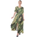 Camouflage Pattern Background Waist Tie Boho Maxi Dress View1