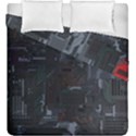 Abstract Tech Computer Motherboard Technology Duvet Cover Double Side (King Size) View1