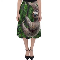 Sloth In Jungle Art Animal Fantasy Classic Midi Skirt