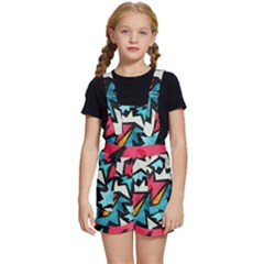 Abstract, Colorful, Colors Kids  Short Overalls