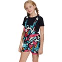 Abstract, Colorful, Colors Kids  Short Overalls View2