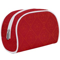 Red Chinese Background Chinese Patterns, Chinese Make Up Case (large)