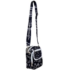 Knowledge Drawing Education Science Shoulder Strap Belt Bag by Proyonanggan