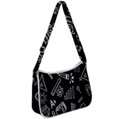 Knowledge Drawing Education Science Zip Up Shoulder Bag by Proyonanggan