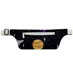 Space Cartoon, Planets, Rockets Active Waist Bag