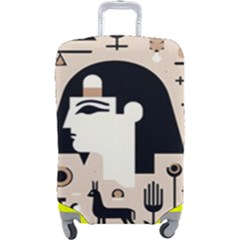 Egypt Pyramid Nature Desert Luggage Cover (large) by Proyonanggan