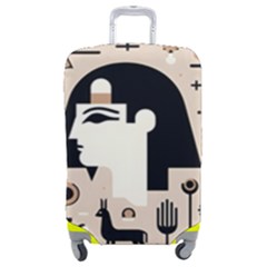 Egypt Pyramid Nature Desert Luggage Cover (medium) by Proyonanggan