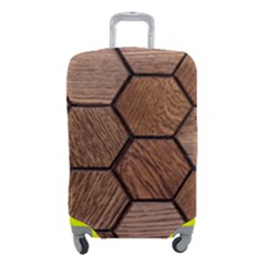 Wooden Triangles Texture, Wooden ,texture, Wooden Luggage Cover (small)