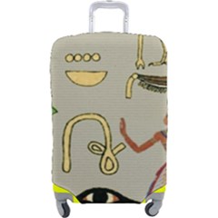 Egyptian Man Artifact Royal Luggage Cover (large) by Proyonanggan