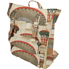 Egyptian Architecture Column Buckle Up Backpack by Proyonanggan