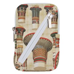 Egyptian Architecture Column Belt Pouch Bag (large) by Proyonanggan