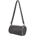 Gray, Color, Background, Monochrome, Minimalism Mini Cylinder Bag View1