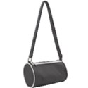 Gray, Color, Background, Monochrome, Minimalism Mini Cylinder Bag View2