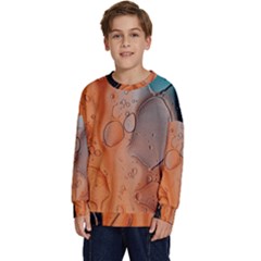 Water Screen Kids  Crewneck Sweatshirt