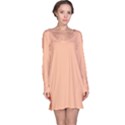 Peach Fuzz 2024 Long Sleeve Nightdress View1