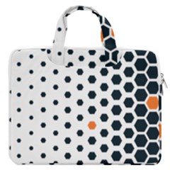 Honeycomb Hexagon Pattern Abstract Macbook Pro 13  Double Pocket Laptop Bag by Grandong