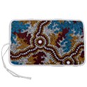 Authentic Aboriginal Art - Wetland Dreaming Pen Storage Case (L) View1