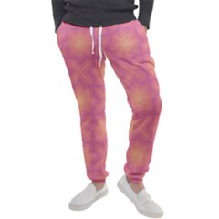 Fuzzy Peach Aurora Pink Stars Men s Jogger Sweatpants by PatternSalad