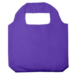 Ultra Violet Purple Premium Foldable Grocery Recycle Bag by Patternsandcolors