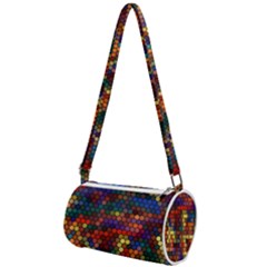 Hexagon Honeycomb Pattern Design Mini Cylinder Bag by Ndabl3x