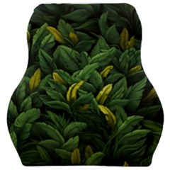 Banana Leaves Car Seat Velour Cushion  by goljakoff