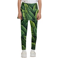 Green Leaves Kids  Skirted Pants by goljakoff