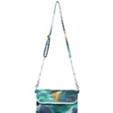 Moon Moonlit Forest Fantasy Midnight Mini Crossbody Handbag View1