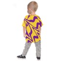 Waves Pattern Lines Wiggly Kids  Raglan T-Shirt View2