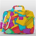 Abstract Cube Colorful  3d Square Pattern MacBook Pro 13  Shoulder Laptop Bag  View3