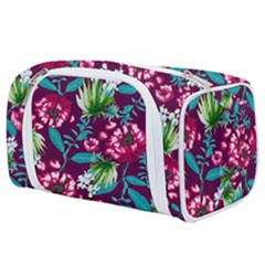 Flowers Pattern Art Texture Floral Toiletries Pouch