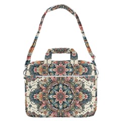 Floral Pattern Flowers Macbook Pro 16  Shoulder Laptop Bag by Grandong