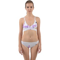 Thank You  Wrap Around Bikini Set by lipli