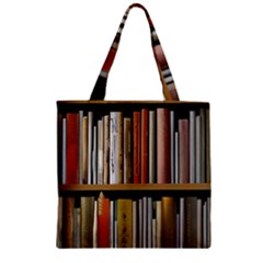 Book Nook Books Bookshelves Comfortable Cozy Literature Library Study Reading Reader Reading Nook Ro Zipper Grocery Tote Bag by Maspions