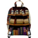 Book Nook Books Bookshelves Comfortable Cozy Literature Library Study Reading Room Fiction Entertain Zip Up Backpack View3