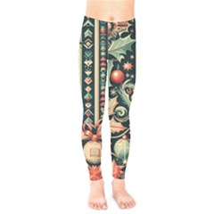 Winter Snow Holidays Kids  Classic Winter Leggings