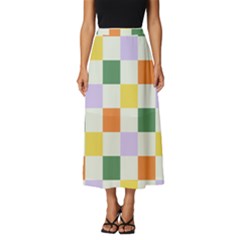 Board Pictures Chess Background Classic Midi Chiffon Skirt