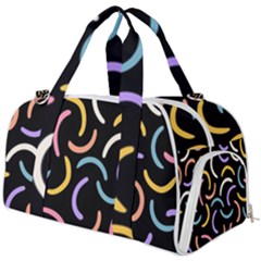 Abstract Pattern Wallpaper Burner Gym Duffel Bag by Maspions