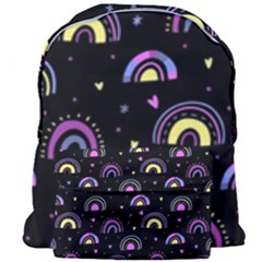 Wallpaper Pattern Rainbow Giant Full Print Backpack by Maspions