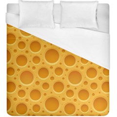 Cheese Texture Food Textures Duvet Cover (king Size) by nateshop