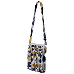 Pattern Tile Squares Triangles Seamless Geometry Multi Function Travel Bag by Maspions