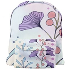 Flower Paint Flora Nature Plant Giant Full Print Backpack by Maspions