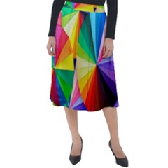 Bring Colors To Your Day Classic Velour Midi Skirt  by elizah032470