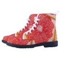 Grapefruit-fruit-background-food Men s High-Top Canvas Sneakers View2