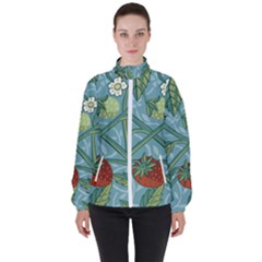 Spring Time Women s High Neck Windbreaker by AlexandrouPrints