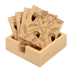 Spring Time Bamboo Coaster Set by AlexandrouPrints