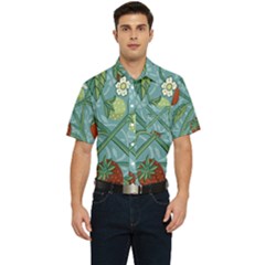 Spring Time Men s Short Sleeve Pocket Shirt  by AlexandrouPrints